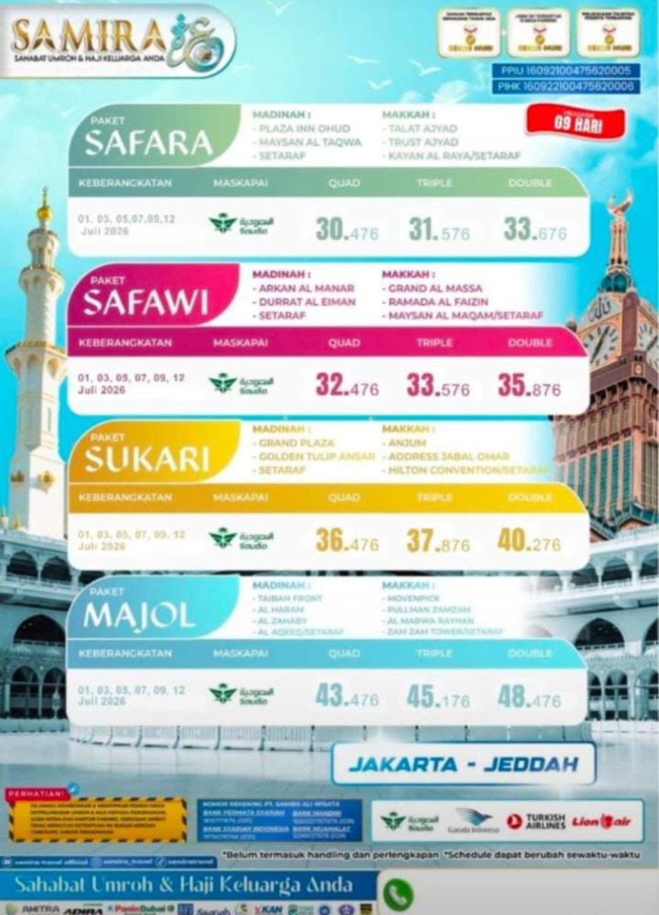 Dokumentasi Thessari-Samira Travel