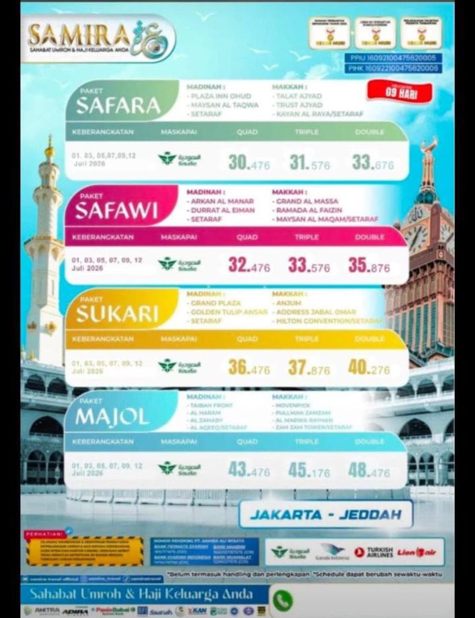 Dokumentasi Thessari-Samira Travel