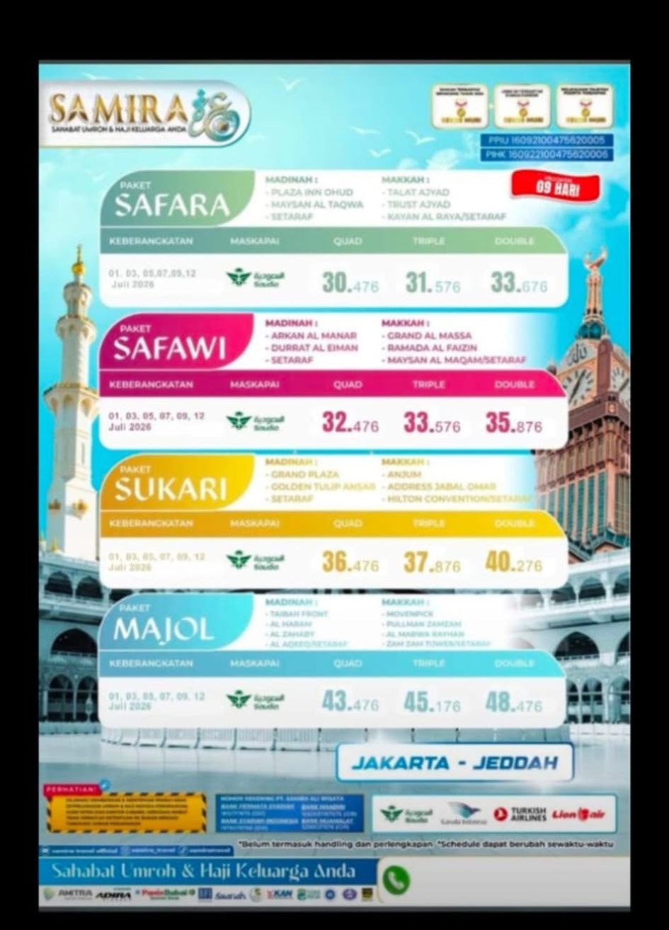 Dokumentasi Thessari-Samira Travel